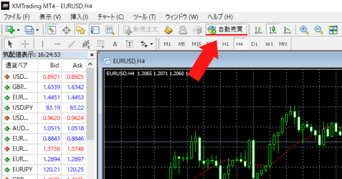 MT4で自動売買（EA）の始め方！設定、変更、オンオフのやり方 | AutoMix